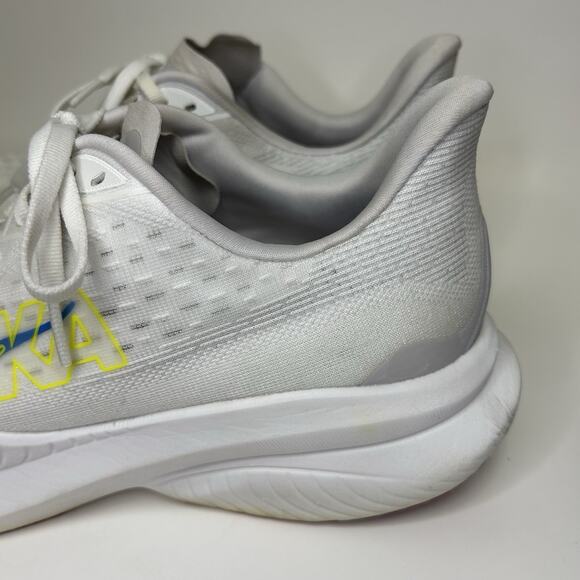 Hoka One One Mach 6 Men\'s Size 11.5 Running Shoes White Sneakers Athletic main image 14